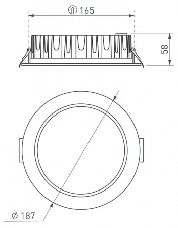 Встраиваемый светильник Arlight GLORY 039063