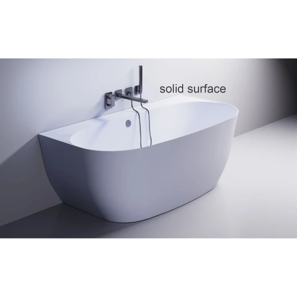 Ванна из литьевого мрамора Astra-Form Атрия Solid Surface 01010075 170x85 см, белый матовый
