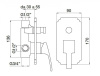 Смеситель для душа Cezares Olimp OLIMP-VDIM-01-L