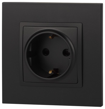 Розетка с заземлением и со шторкой, без рамки Эра Эра Elegance 14-2102-05
