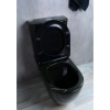 Унитаз-компакт GID Tr2177BL безободковый, с сиденьем, черный глянец