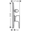 Смеситель для душа hansgrohe Rebris 72459000