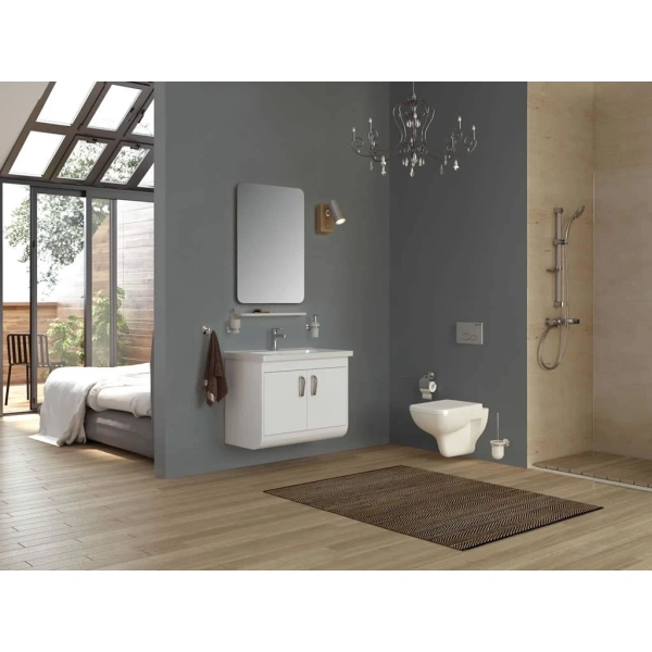 Унитаз подвесной Creavit Bene BN320-00CB00E-0000 с функцией биде, белый