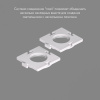 Рамка на 1 светильник Denkirs SCB DK3024-SCB