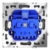 Розетка с заземлением без рамки Voltum S70 VLS040106