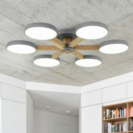 Люстра на штанге Imperiumloft TURNA Gray TURNA01