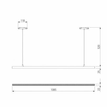 Подвесной светильник Elektrostandard Slim Magnetic a064806