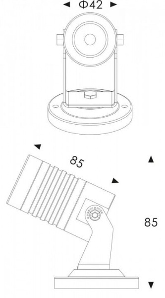 Светильник на штанге Deko-Light Mini I Amber 732037