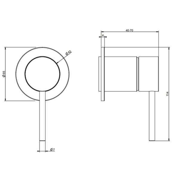 Смеситель для душа Gessi 316 54019#299 черный матовый
