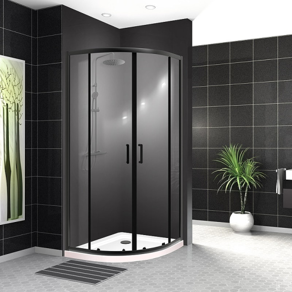 Душевой уголок BelBagno Uno 90х90 UNO-195-R-2-90-C-NERO