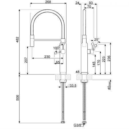 Смеситель Smeg MDF50PG