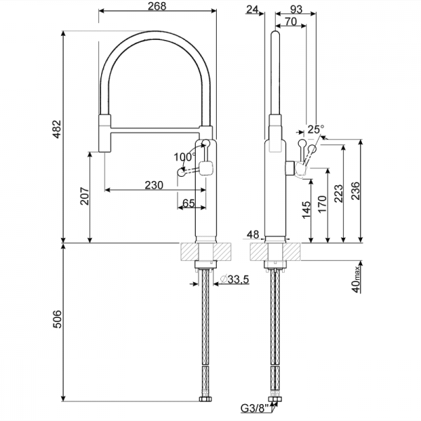 Смеситель Smeg MDF50PG