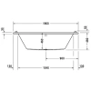 Акриловая ванна 180x80 см Duravit Starck 700338000000000