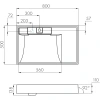 Раковина над стиральной машиной 80x50 см Акватон Рейн 1A72113KRW010