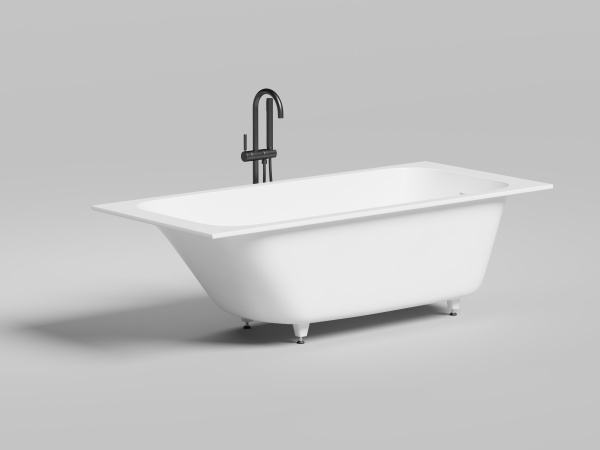 Ванна из искусственного камня Salini Orlando 180x80 102122MF покраска по RAL полностью