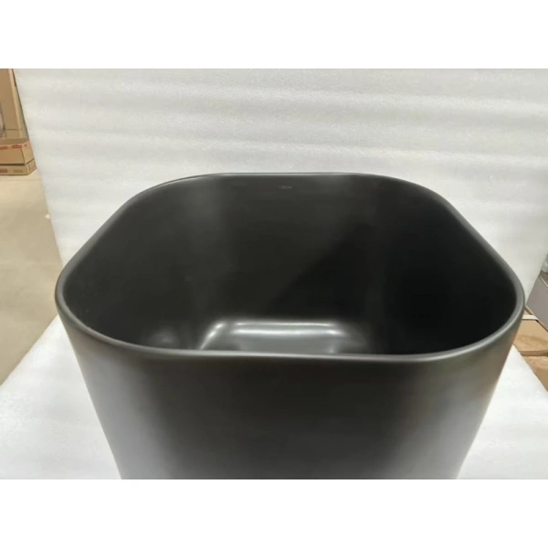 Раковина-чаша Abber Rechteck AC2222MB 40,5x40,5 см, накладная, черный матовый