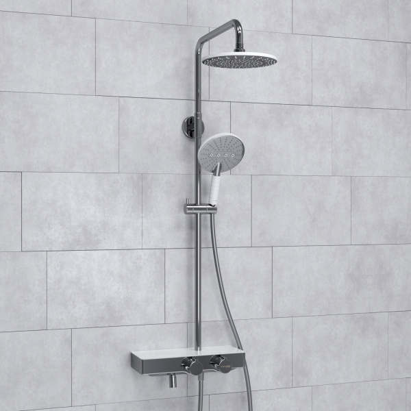 Душевая стойка WasserKRAFT A113.067.059.CH Thermo