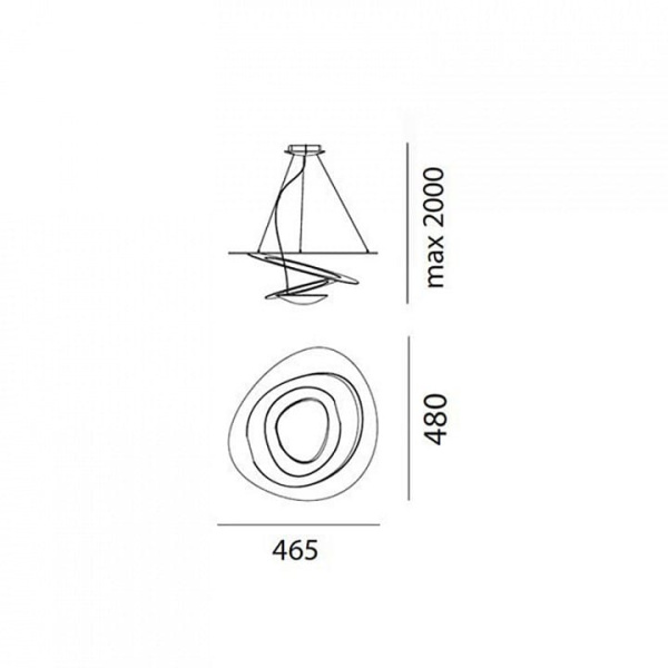 Подвесной светильник Artemide  1249010A