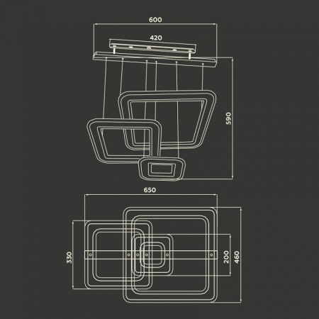 Подвесной светильник Ambrella Light FA FA4329