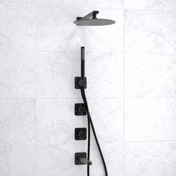Душевой комплект WasserKRAFT Fulda A5251.300.301.219.258.302.242.217 черный