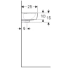 Раковина 40x25 см Geberit Renova Plan 272140000