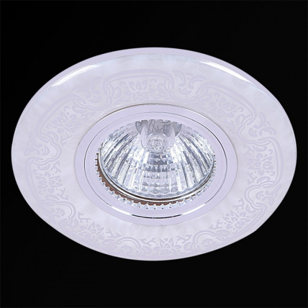 Встраиваемый светильник Reluce  09502-9.0-001MN MR16+LED3W WH/CR