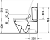 Чаша напольного унитаза Duravit DuraStyle 2156590000