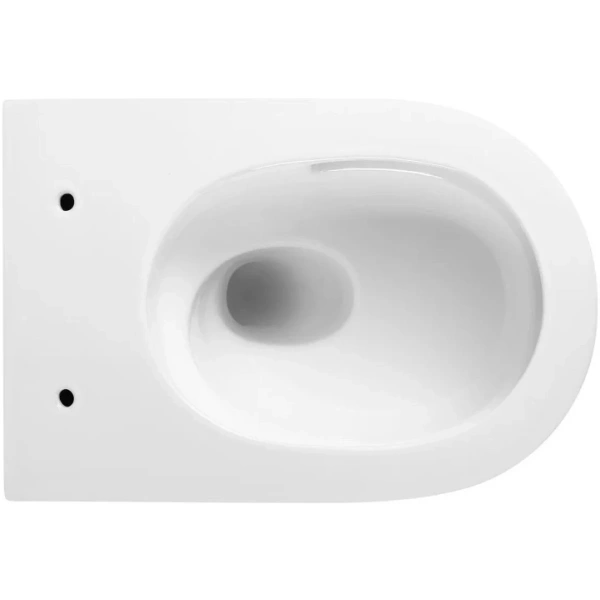 Унитаз подвесной Berges Tornas 082137 безободковый, торнадо, с сиденьем микролифт, белый