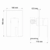 Гигиенический душ WasserKRAFT A01557 со смесителем, хром