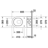 Чаша напольного унитаза Duravit Starck 3 0126090000