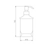 Дозатор Nicolazzi On Shelf 6006CR
