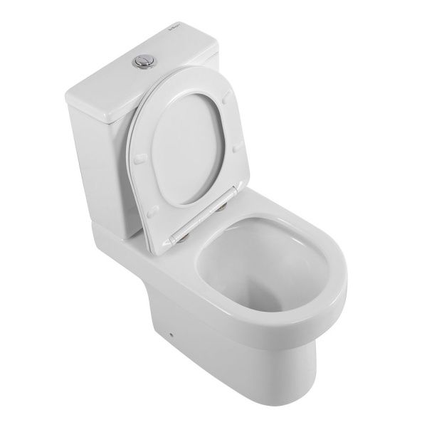 Унитаз-компакт безободковый BelBagno NORMA BB339CPR с сиденьем BB089SC