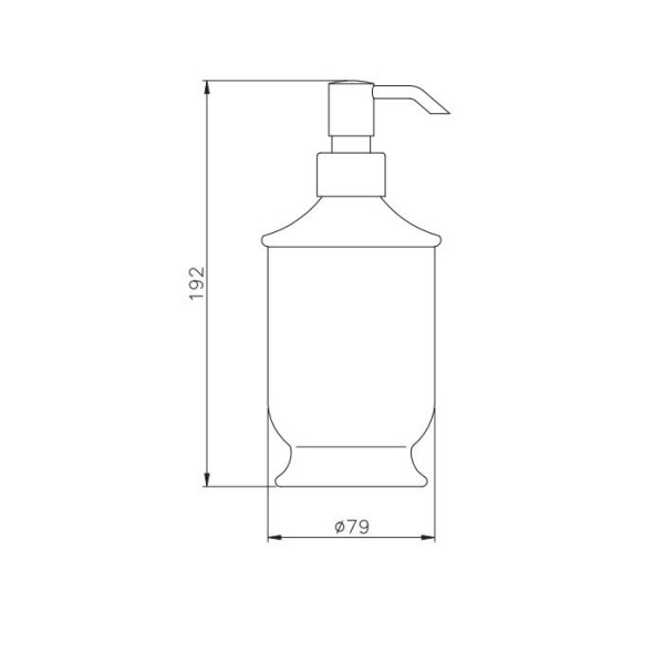 Дозатор Nicolazzi On Shelf 6006CR