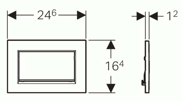 Клавиша смыва Geberit Sigma 30 115.893.KY.1