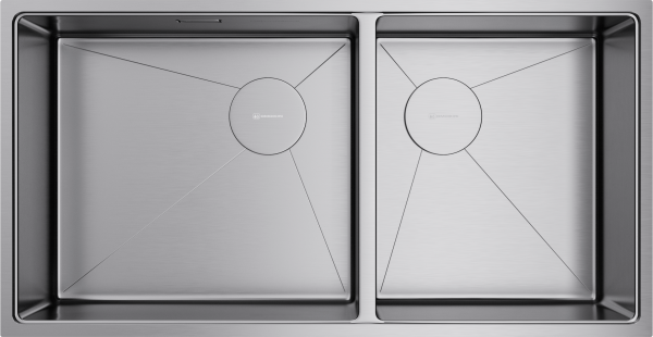 Кухонная мойка Omoikiri Taki 85-2-LB-U/IF Side 4997037 нержавеющая сталь