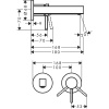 Смеситель для раковины hansgrohe Finoris 76051700 матовый белый