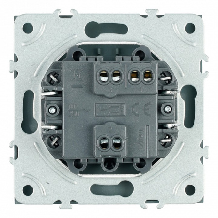 Переключатель перекрестный одноклавишный Stekker Эмили 49919