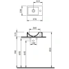 Раковина 37x23 см Berges Small 182009