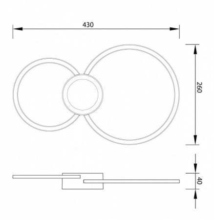 Накладной светильник Mantra Mural 6230