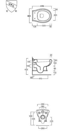 Подвесной унитаз Simas Arcade AR841 Rimless