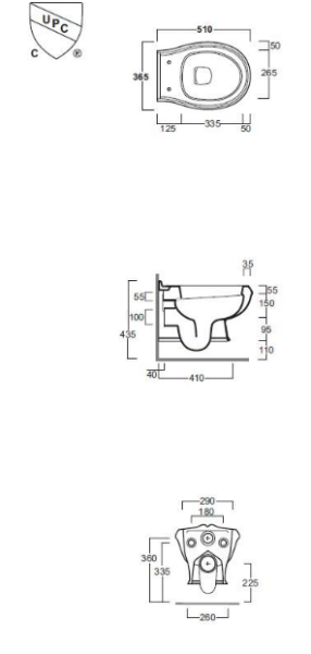 Подвесной унитаз Simas Arcade AR841 Rimless