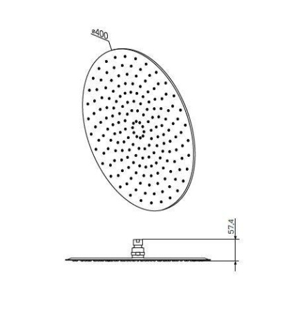 Верхний душ Am.Pm F05R0002