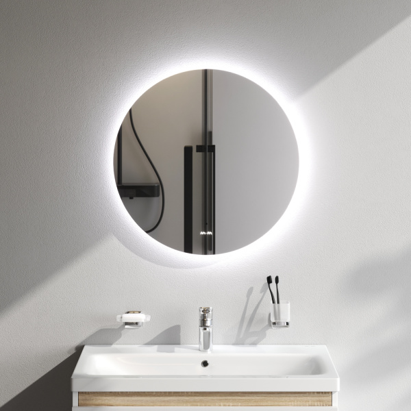 Зеркало AM.PM X-Joy 60 M85MOX40601S с подсветкой серый металлик