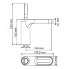 Смеситель для раковины WasserKraft Kammel 1803