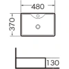 Раковина-чаша 48x37 см Grossman GR-3017