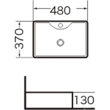 Раковина-чаша 48x37 см Grossman GR-3017