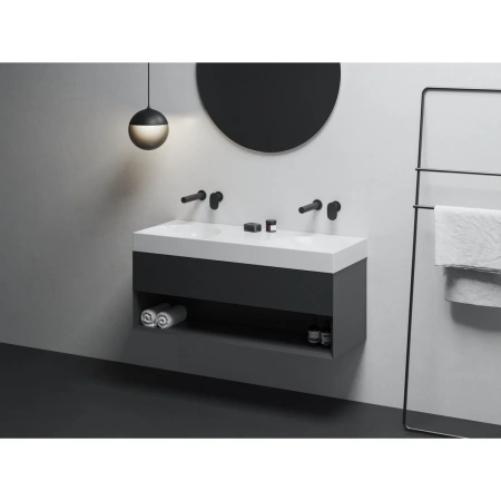 Раковина Ravak Lite XJX01312001 120x45 см, накладная, подвесная, белый