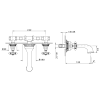 Смеситель для раковины Nicolazzi Impero 1277GO36 золото