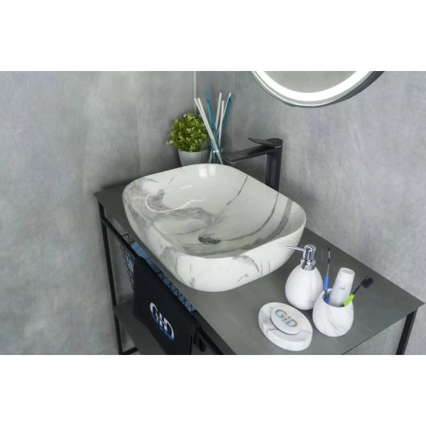 Раковина 50x40 см GID Stone Edition K397G125