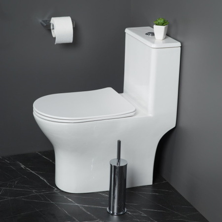 Унитаз-моноблок BelBagno Lounge BB8618CPR-MN/SC